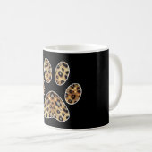 Drucken mit schwarzem Leopard-Sparkon Kaffeetasse (VorderseiteRechts)