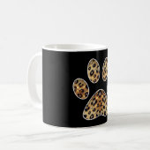 Drucken mit schwarzem Leopard-Sparkon Kaffeetasse (Vorderseite Links)