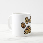 Drucken mit schwarzem Leopard-Sparkon Kaffeetasse (Vorderseite Links)
