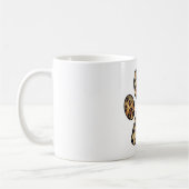 Drucken mit schwarzem Leopard-Sparkon Kaffeetasse (Links)