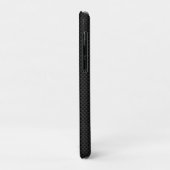 Drucken mit schwarzer Carbon-Faser Case-Mate iPhone Hülle (Hinten/Links)