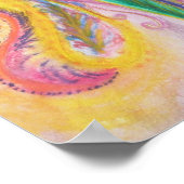 Drucken oder Poster von weichem, farbenfrohen Voge (Ecke)