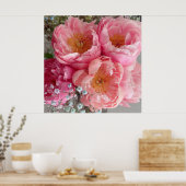 DRUCKEN | Peonies II (30"x30") Poster (Küche)
