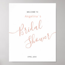 Drucken, Poster Papier BEGRÜSSEN SIE IM Brautparty