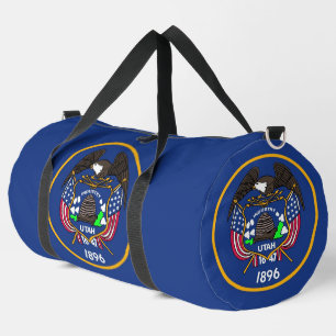 Drucken Schneiden Nähen Tasche, alte Flagge von Ut Duffle Bag