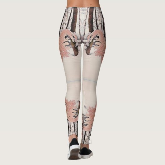 drucken Sie auf allen PINK SNOW QUEEN LEGGINGS (Rückseite)