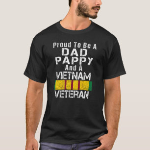 Drucken Sie auf der Rückseite Proud Vater Pappy Vi T-Shirt