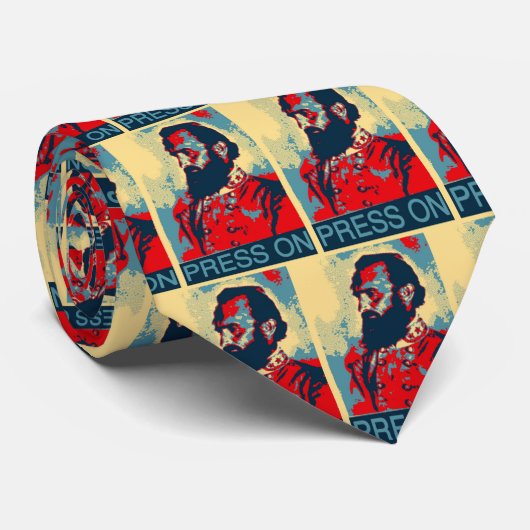 Drücken Sie auf Motto Stonewalls Jackson Krawatte (Gerollt)