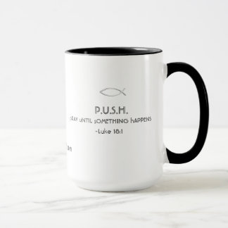 DRÜCKEN Sie (beten Sie, bis etwas geschieht), Tasse