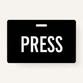 Drücken Sie das horizontale Abzeichen Alle Zugriff Ausweis (Vorderseite)