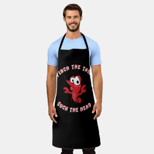 Drücken Sie den Schwanz. Schürze