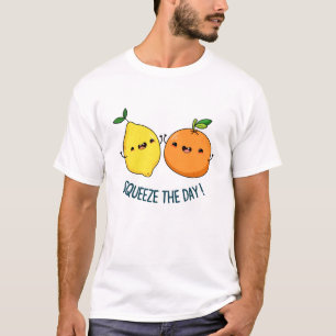 Drücken Sie den Tag positive Früchte Pun T-Shirt