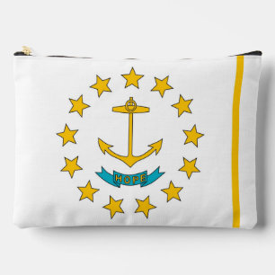 Drucken Sie die Cut Sew Bag mit der Flagge von Rho Zubehörtasche