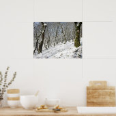 Drucken Sie die Leinwand der Macclesfield Forest W Poster (Küche)