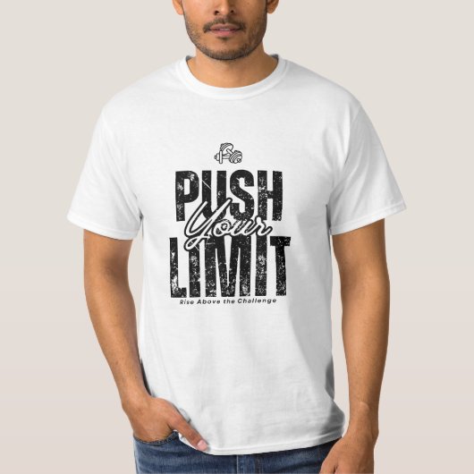 Drücken Sie die Limit. Beste geeignet für Gym Rat T-Shirt (Vorderseite)