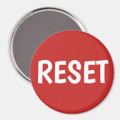 Drücken Sie die Reset-Taste. Magnet (Vorderseite/Rückseite)