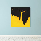 Drucken Sie die robuste Leinwand. Leinwanddruck (Insitu (Holzboden))