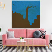 Drucken Sie die robuste Leinwand. Leinwanddruck (Insitu (Wohnzimmer))