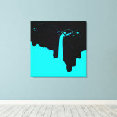 Drucken Sie die robuste Leinwand. Leinwanddruck (Insitu (Holzboden))