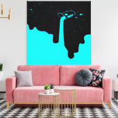 Drucken Sie die robuste Leinwand. Leinwanddruck (Insitu (Wohnzimmer))