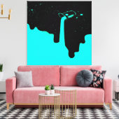 Drucken Sie die robuste Leinwand. Leinwanddruck (Insitu (Wohnzimmer))