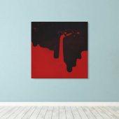 Drucken Sie die robuste Leinwand. Leinwanddruck (Insitu (Holzboden))