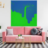 Drucken Sie die robuste Leinwand. Leinwanddruck (Insitu (Wohnzimmer))