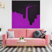 Drucken Sie die robuste Leinwand. Leinwanddruck (Insitu (Wohnzimmer))