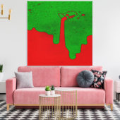 Drucken Sie die robuste Leinwand. Leinwanddruck (Insitu (Wohnzimmer))