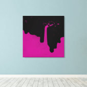 Drucken Sie die robuste Leinwand. Leinwanddruck (Insitu (Holzboden))