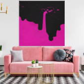 Drucken Sie die robuste Leinwand. Leinwanddruck (Insitu (Wohnzimmer))