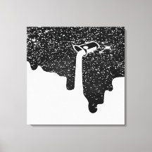 Drucken Sie die robuste Leinwand.