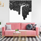 Drucken Sie die robuste Leinwand. Leinwanddruck (Insitu (Wohnzimmer))