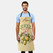 Drücken Sie die Tageslemonen Personalisiert Schürze (Getragen)