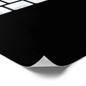 Drücken Sie die Tastatur der Tasten auf den Comput Poster (Ecke)