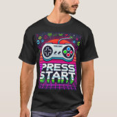 Drücken Sie die Taste Retro Gaming T - Shirt - Neo (Vorderseite)