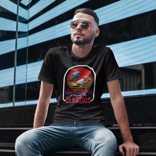 Drücken Sie die Taste Start, um die Klassik - Vide T-Shirt