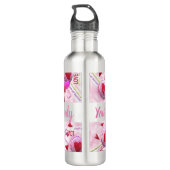 Drücken Sie die Tasten Edelstahlflasche (Rückseite)