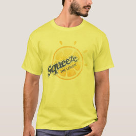 Drücken Sie die Zitrone zusammen T-Shirt