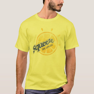 Drücken Sie die Zitrone zusammen T-Shirt