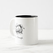 Drücken Sie durch inspirierende Tasse (Vorderseite Links)