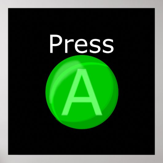 Drücken Sie ein Poster (Vorne)