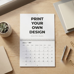 Drucken Sie Ihr eigenes Design Mein eigenes auf Kalender