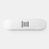 Drucken Sie Ihr eigenes Design | Mein eigenes auf Skateboard (Horizontal)