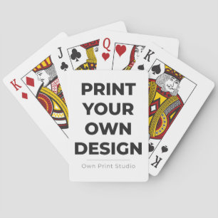 Drucken Sie Ihr eigenes Design   Mein eigenes auf  Spielkarten