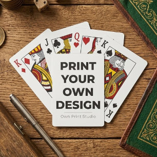 Drucken Sie Ihr eigenes Design   Mein eigenes auf  Spielkarten