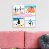 Drucken Sie Ihre Bilder-Collage-Leinwand mit Text  Leinwanddruck (Insitu (Wohnzimmer))