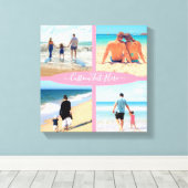 Drucken Sie Ihre Bilder-Collage-Leinwand mit Text  Leinwanddruck (Insitu (Holzboden))