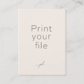 DRUCKEN SIE IHRE DATEI: Karte 2,5 x 3,5 Zoll (Vorderseite)