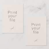 DRUCKEN SIE IHRE DATEI: Karte 2,5 x 3,5 Zoll (Vorne/Hinten)
